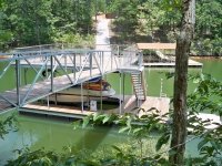 Lake Wedowee ramp attached to sundeck